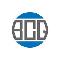 bcq brief logo ontwerp Aan wit achtergrond. bcq creatief initialen cirkel logo concept. bcq brief ontwerp. vector