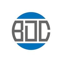 bdc brief logo ontwerp Aan wit achtergrond. bdc creatief initialen cirkel logo concept. bdc brief ontwerp. vector