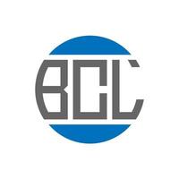 bcl brief logo ontwerp Aan wit achtergrond. bcl creatief initialen cirkel logo concept. bcl brief ontwerp. vector