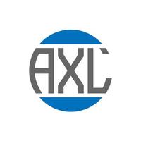 axl brief logo ontwerp Aan wit achtergrond. axl creatief initialen cirkel logo concept. axl brief ontwerp. vector