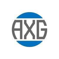 axg brief logo ontwerp Aan wit achtergrond. axg creatief initialen cirkel logo concept. axg brief ontwerp. vector