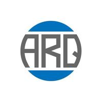 arq brief logo ontwerp Aan wit achtergrond. arq creatief initialen cirkel logo concept. arq brief ontwerp. vector