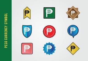 Valuta Peso Symbool Vector