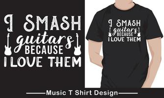 wereld muziek- dag typografie t-shirt ontwerp muziek- dag vector muziek- minnaar t-shirt ontwerp vrij vector