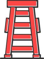 ladder creatief icoon ontwerp vector