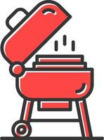 barbecue creatief icoon ontwerp vector