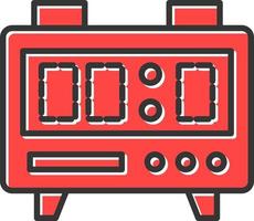 digitaal stopwatch creatief icoon ontwerp vector