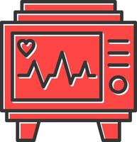 kardiogram creatief icoon ontwerp vector