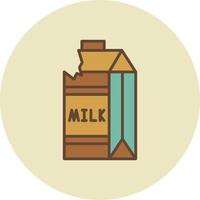 melk karton creatief icoon ontwerp vector