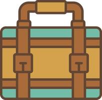 koffer creatief icoon ontwerp vector