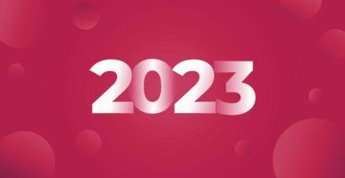 2023 ontwerp Sjablonen. 2023 nieuw jaar kleur van de jaar viva magenta. pantone kleur tendens. vector