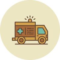 ambulance creatief icoon ontwerp vector