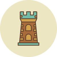 toren creatief icoon ontwerp vector