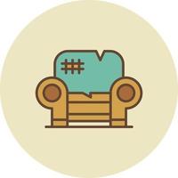 sofa creatief icoon ontwerp vector