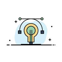 lamp onderwijs idee onderwijzen bedrijf logo sjabloon vlak kleur vector