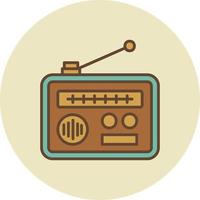 radio creatief icoon ontwerp vector