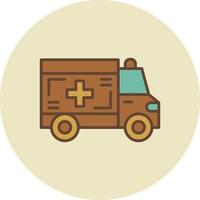 ambulance creatief icoon ontwerp vector