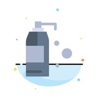 schoonmaak wasmiddel Product abstract vlak kleur icoon sjabloon vector