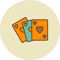 poker creatief icoon ontwerp vector