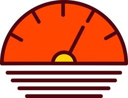 Speedo meter vector icoon