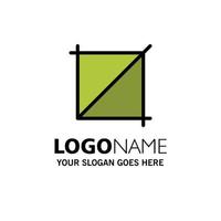 Bijsnijden ontwerp gereedschap bedrijf logo sjabloon vlak kleur vector