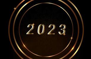 achtergrond 2023 nieuw jaar vector illustratie ontwerp