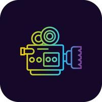 video camera creatief icoon ontwerp vector