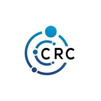 crc brief logo ontwerp Aan wit achtergrond. crc creatief initialen brief logo concept. crc brief ontwerp. vector