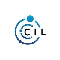 cil brief logo ontwerp Aan wit achtergrond. cil creatief initialen brief logo concept. cil brief ontwerp. vector