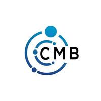 cmb brief logo ontwerp Aan wit achtergrond. cmb creatief initialen brief logo concept. cmb brief ontwerp. vector