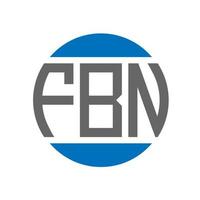 fbn brief logo ontwerp Aan wit achtergrond. fbn creatief initialen cirkel logo concept. fbn brief ontwerp. vector