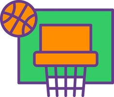 basketbal creatief icoon ontwerp vector