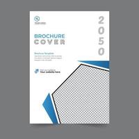 zakelijke brochureomslag jaarverslagomslag, boekomslag of flyerontwerp. presentatie van de folder. catalogus met abstracte geometrische achtergrond. moderne publicatie poster tijdschrift, lay-out, sjabloon, vector