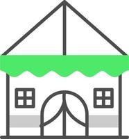 tent creatief icoon ontwerp vector