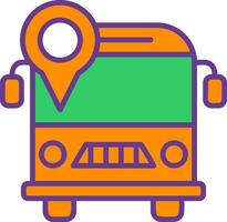 school- bus creatief icoon ontwerp vector