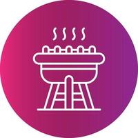 barbecue creatief icoon ontwerp vector