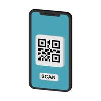 betaling illustratie vector ontwerp met bar code scannen