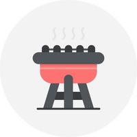 barbecue creatief icoon ontwerp vector