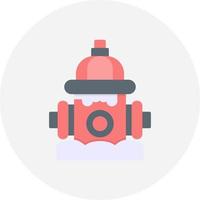 brand hydrant creatief icoon ontwerp vector