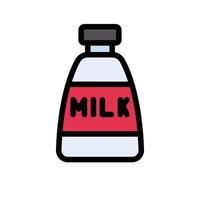 melk fles vectorillustratie op een background.premium kwaliteit symbolen.vector iconen voor concept en grafisch ontwerp. vector