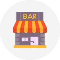 bar winkel creatief icoon ontwerp vector