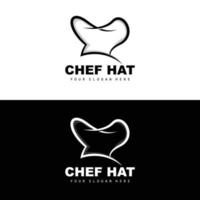 chef hoed logo, restaurant chef vector, ontwerp voor restaurant, horeca, deli, bakkerij vector