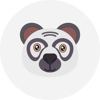 panda creatief icoon ontwerp vector