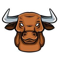 stier hoofd tatoeëren illustratie vector