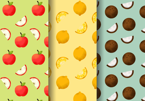 Gratis Leuke Fruitpatronen vector