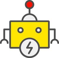 robot vector pictogram