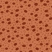 bruin koffie Boon Memphis abstract naadloos patroon vector