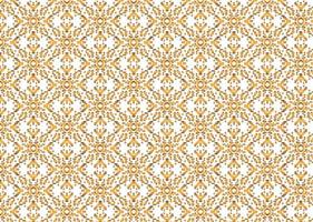 goud decoratief ornament patroon achtergrond vector