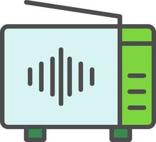 radio vector pictogram