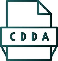 cdda het dossier formaat icoon vector